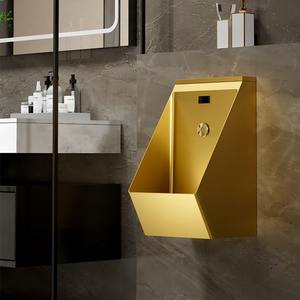 <span class=keywords><strong>Urinoir</strong></span> mural <span class=keywords><strong>automatique</strong></span> à capteur en acier inoxydable pour hommes, design de luxe léger, avec éclairage intégré - Product Image 4