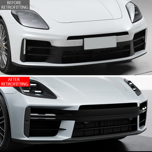 Kit de carrosserie sport en fibre de carbone compatible 2024-2025 avec pare-chocs avant et arrière et jupes latérales pour Panamera 976 GTS - Product Image 2