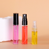 En stock 2ml 3ml 5ml 10ml échantillon en verre flacons de parfum atomiseurs de pulvérisation vides flacon de brouillard pour emballage de cosmétiques