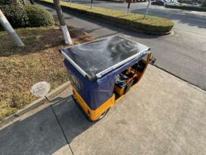 รถตุ๊กตุ๊กไฟฟ้าไทย JRICH 60V แบบเปิด  ยานยนต์โดยสารแบบมีมอเตอร์ 1000W รับน้ำหนัก 400 กก. 4 ที่นั่ง ความเร็ว 30-50 กม./ชม. แรงบันดาลใจจาก <span class=keywords><strong>Bajaj</strong></span> - Product Image 6