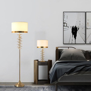 Lampe sur pied moderne en laiton doré pour intérieur, LED, décoration maison, fer forgé, promotion exceptionnelle - Product Image 3