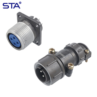 Connecteur étanche 2PTT20 de spécification russe, 5 broches, 10A/25A, prise de courant électrique aéronautique, pour machines CNC P20J9Q P20K10S