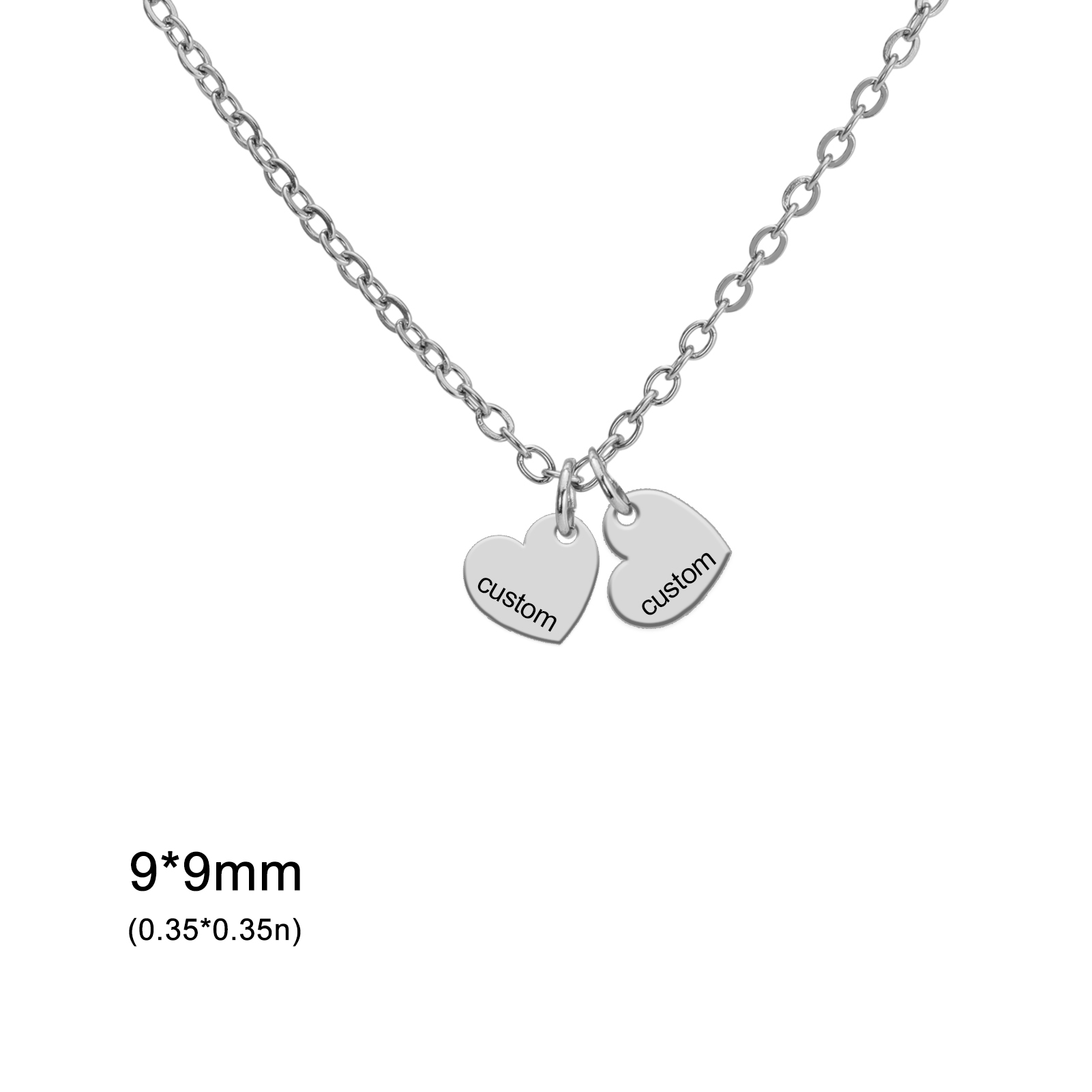 2 cuori d'argento senza nome