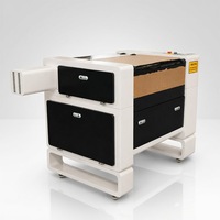 Machine de gravure laser CO2 de bureau 4060 90W, mini graveur et découpeur laser de table pour petites entreprises et bricolage