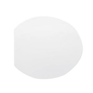 Siège de toilette thermodurcissable Mod D351 Forme 1 Blanc 48 cm de longueur 39 cm de largeur - Product Image 1