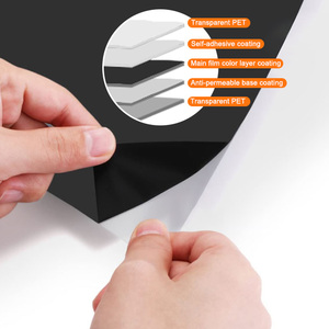 Pvacca ad alta temperatura stampa di calore trasferimento ferro-su pellicola per animali domestici Textil HTV vinile Glitter incisione trasferimento di calore 100-130um - Product Image 5