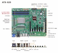 Nouvelle arrivée Linkleaps Q870 LGA1871 Carte mère industrielle prenant en charge Intel Ultra 9/7/5/3 Dual GbE LAN 4 DDR5 192 Go 6 double SATA