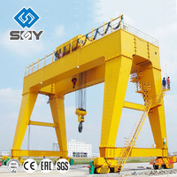 Grue à portique en A Yuntian, grue à portique à double poutre de 10 tonnes et 20 tonnes