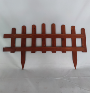 سياج من الخشب الصلب الطبيعي سهل التجميع والفناء الخارجي للحديقة وسرير زهور ومخطط للخضروات - Product Image 5