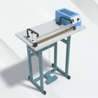 Scelleuse à pédale KF-400 de qualité industrielle avec minuterie réglable, largeur de soudure de 0,6 mm et fonction de découpe pour l'emballage alimentaire, des produits et des cosmétiques