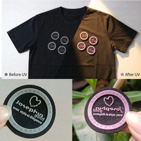 Autocollant en vinyle imperméable UV DTF personnalisé, patch en caoutchouc individuel, étiquette en silicone pour vêtements d'extérieur, thermocollant à presser à chaud
