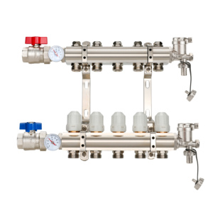 Collecteur en laiton DR1411 - Distribution et collecte efficaces des tuyaux <span class=keywords><strong>de</strong></span> chauffage au sol - Product Image 5