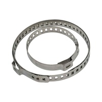 Cache-poussière à fixation unique pour cage de transmission de voiture, en acier inoxydable électroplaqué, modèle HJAC 120 40