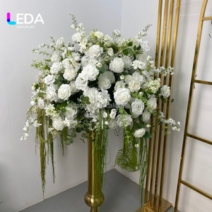 LEDA 2026 Nouveauté Fournitures de Mariage Boule de Fleurs Artificielles en Soie Végétation Artificielle Bouquet Centre de Table pour Décoration de Mariage - Product Image 6