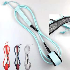 Laisse de planche de <span class=keywords><strong>surf</strong></span> personnalisée à double pivot corde de sécurité droite de 6ft-10ft pour jambe de genou pour 7ft 8ft 9ft 10ft <span class=keywords><strong>surf</strong></span> - Product Image 5