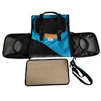 Sac de transport pour animaux de compagnie portable, classique, écologique, en tissu Oxford, fermeture éclair solide, sangle souple, voyages en plein air, promenades
