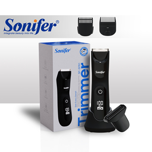 เครื่องโกนขน Sonifer SF-9761 สำหรับผู้ชาย กันน้ำ ล้างทำความสะอาดได้ ใช้งานได้นาน ไร้สาย ชาร์จไฟได้ ชุดอุปกรณ์ดูแลขน - Product Image 3