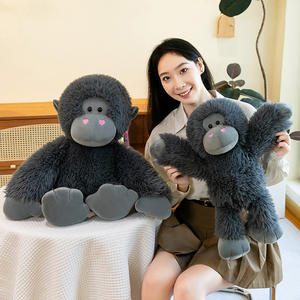 Cojín de Peluche de Gorila Grande Famoso en Internet con Relleno de Algodón PP, Juguete de Peluche Súper Suave para Dormir para Niños - Product Image 4