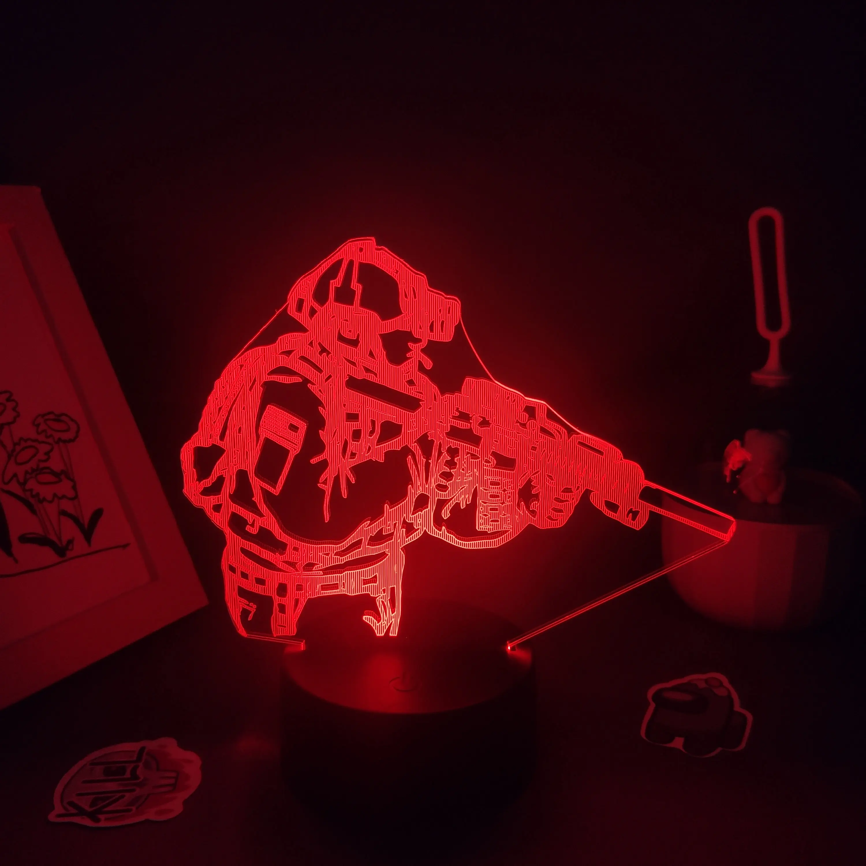 CS GO Counter-Strike Spiel figur 3D-Lampen Leds Neon RGB Nachtlichter Geburtstags geschenke Schlafzimmer Nachttisch Bunte Dekoration