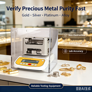 Analizador de Pureza de Oro Digital DX-600K, Medidor de Densidad de Metales Preciosos, Platino, Plata, Joyería - Product Image 1