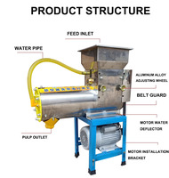 Machine à Extraire l'Amidon de Manioc et de Tapioca de Chine de Haute Qualité, Broyeur de Poudre de Patate Douce