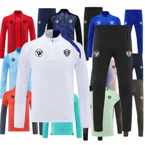 Hoogwaardige Thaise spelersversie op maat gemaakte voetbaltenues voor heren, voetbalshirts, voetbaltrainingspakken, half-rits voetbaltrainingspakken - Product Image 6