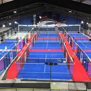 Pista <span class=keywords><strong>de</strong></span> Pádel <span class=keywords><strong>de</strong></span> Pared <span class=keywords><strong>de</strong></span> Vidrio con Diseño Personalizado, Superficie <span class=keywords><strong>de</strong></span> Césped Sintético para Uso en Interiores/Exteriores - Product Image 3