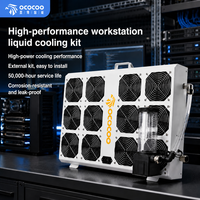 Refroidisseur Liquide Externe Intégré Industriel OC-BC23, Radiateur d'Eau Tout-en-un 120mm*12 pour Station de Travail IA Haute Performance