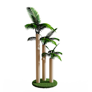 Arbre à chat vertical avec <span class=keywords><strong>griffoir</strong></span> et structure d'escalade en corde de sisal, durable, moderne et classique, en carton - Product Image 1