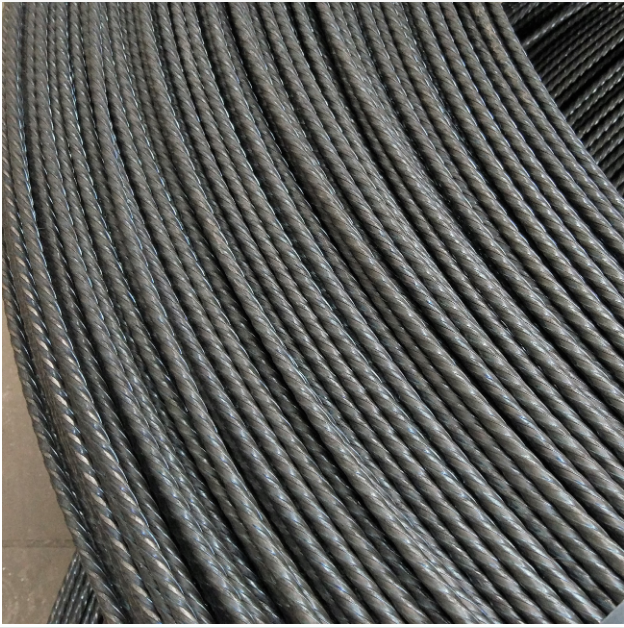 1770MPA Tensile Strength Low Relaxation Steel Wire Prestressed Indented ...
