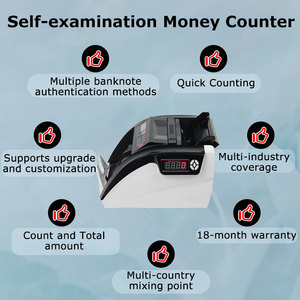 Multivaluta automatico registratore di cassa contagocce contatore contagiri Display LCD per EURO US dollaro AUD Pound - Product Image 4