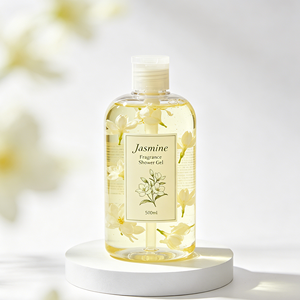 Gel de Ducha Natural con Aroma <span class=keywords><strong>a</strong></span> Jazmín, Fragancia Duradera, Jabón Corporal Hidratante, Venta al Por Mayor OEM - Product Image 3