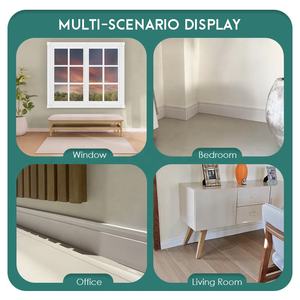 Plinthe autocollante en EVA peignable, à <span class=keywords><strong>coller</strong></span> et à dé<span class=keywords><strong>coller</strong></span>, blanche, pour la décoration intérieure moderne <span class=keywords><strong>des</strong></span> maisons et <span class=keywords><strong>des</strong></span> hôtels - Product Image 5