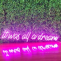 Дропшиппинг, серия неоновых огней, серия It Was All A Dream Decor, мероприятия с большим количеством света, товары для украшения вечеринки