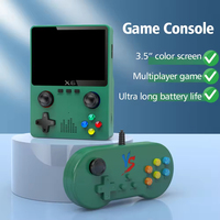 X6 Console de jeu vidéo portable Portable 3.5 pouces affichage Linux 32G Wifi classique classique rétro lecteur de jeu Joystick pour enfants cadeaux