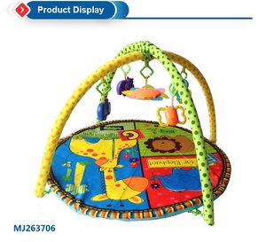 De dibujos animados de animales <span class=keywords><strong>ronda</strong></span> cómodo alfombra alfombras de juego bebés actividad <span class=keywords><strong>gimnasio</strong></span> para venta - Product Image 2