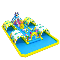 Fabricant d'équipements de parcs aquatiques mobiles, toboggan aquatique gonflable, grand château aquatique, piscine gonflable pour enfants