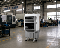 Refroidisseur d'air mobile industriel à faible consommation d'énergie, 220V, unité de refroidissement portable pour garage, fourni par l'usine