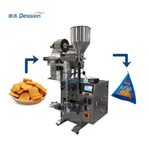 Factory Price Stainless Steel Packing Equipment for snack bag with triangle granule packaging machine