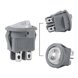 Đối với ul chứng nhận mini 12V/24V Rocker chuyển màu Đỏ thắp sáng 1e4 T125 3D máy in không thấm nước PA66 Chất liệu 16A 250V ON-OFF chức năng 4P - Product Image 2