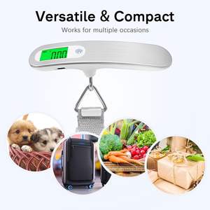 Factory Customized High Quality Stainless Steel 50kg Portable Digital Electronic Luggage Travel Hand Weight Scale - Product Image 2