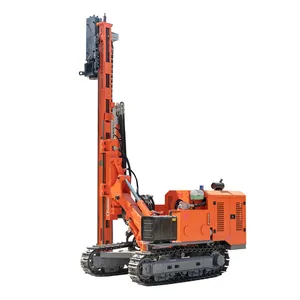 Ground screw Photovoltaic System Installation drop hammer Hydraulic press screw pile drivers mine drilling rig