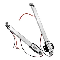 Actionneur linéaire électrique micro à brosse 50 mm DC 12V 30N/60N/100N/150N avec contrôleur de moteur, mini tige de poussée électrique