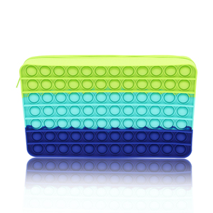 Estuche de Silicona para Lápices con Diseño de Burbujas, Estuche de Gran Capacidad, Portátil, para la Escuela, Bolsa para Lápices con Cierre - Product Image 6