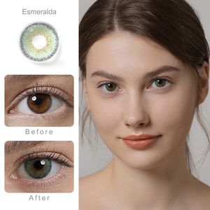 Prix d'usine Freshgo vente en gros de lentilles de contact cosmétiques <span class=keywords><strong>lentille</strong></span> de couleur de 1 an yeux bleus lentilles de contact de couleur naturelle - Product Image 5