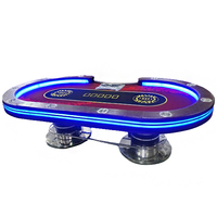 Luckyh — Table de jeu Led, de qualité professionnelle, Texas Poker, à vendre, 102 pouces