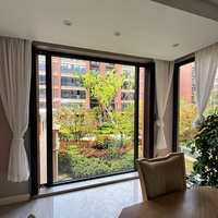 Fenêtres en aluminium pour maisons, fenêtres à battants, fenêtres à double vitrage, fenêtres en verre, moustiquaire, triple vitrage, micro-ventilation