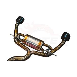 Échappement à soupapes Vortex Performance en titane doré pour Audi RS3 2.5L 2016-2024 avec sorties ovales doubles et amélioration acoustique - Product Image 6