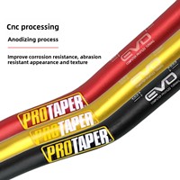 Guidon de moto en alliage d'aluminium CNC léger, conique à diamètre variable de 28 mm, pour modification tout-terrain - Vente en gros