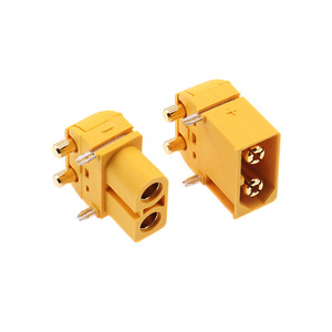 Connecteur <span class=keywords><strong>m</strong></span>âle-femelle de charge de batterie au lithium pour modèle d'avion Amass Original <span class=keywords><strong>XT60PW</strong></span>-F/<span class=keywords><strong>M</strong></span>, plaque de soudure horizontale à 90 degrés - Product Image 5